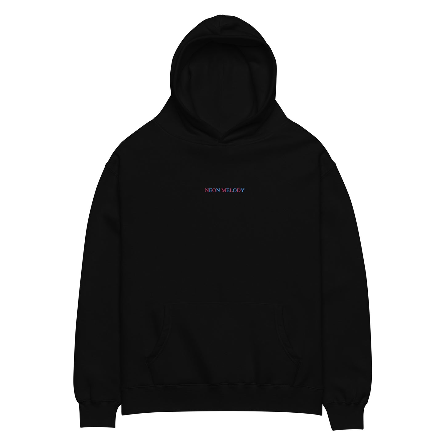 Embroidered Neon Melody Hoodie